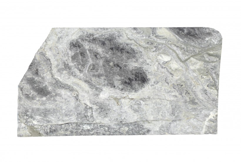 photo of a scan calacatta bluette marble stone slabs